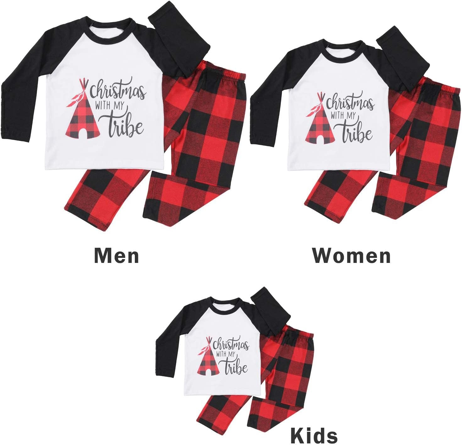 Matching Christmas Pajamas for Family, Cute Vacation Pjs Sets for Couples/Women/Men, Xmas 2 Piece Jammies Sleepwear