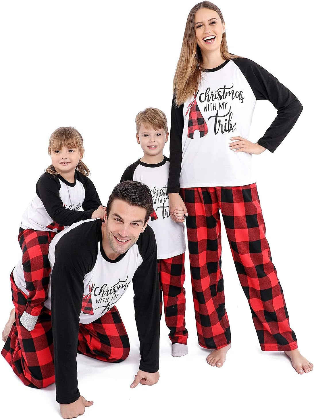 Matching Christmas Pajamas for Family, Cute Vacation Pjs Sets for Couples/Women/Men, Xmas 2 Piece Jammies Sleepwear